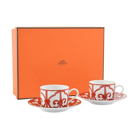 hermes tea cup and saucer price|hermes tea cup set price.